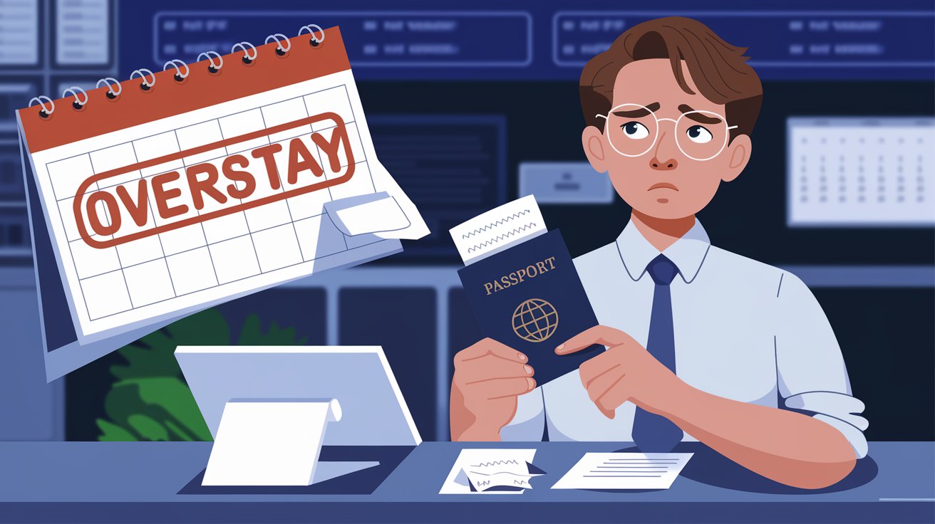 Overstay adalah istilah dalam keimigrasian