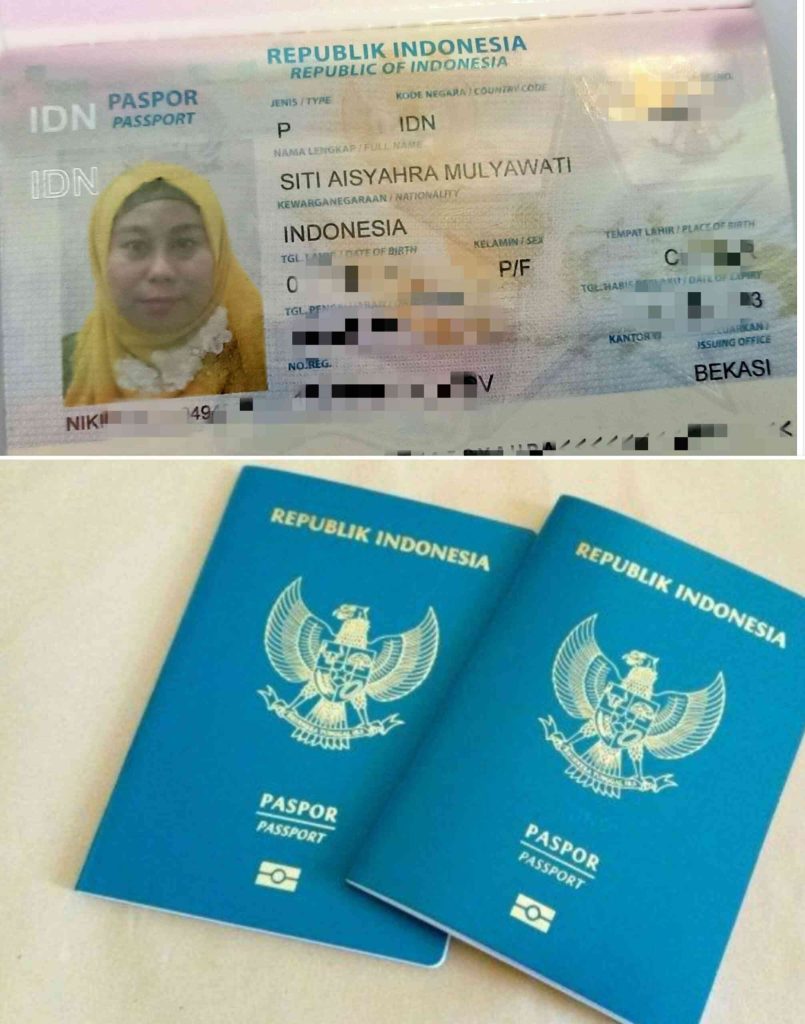foto paspor contohnya yang berjilbab